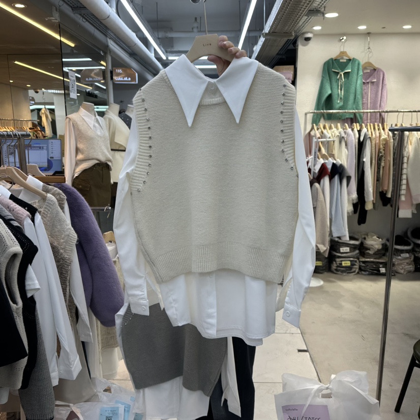 LULULALLA韓國代購㊣女士新品25秋冬真品熱賣休閑人氣時尚套裝LULULALLA套裝