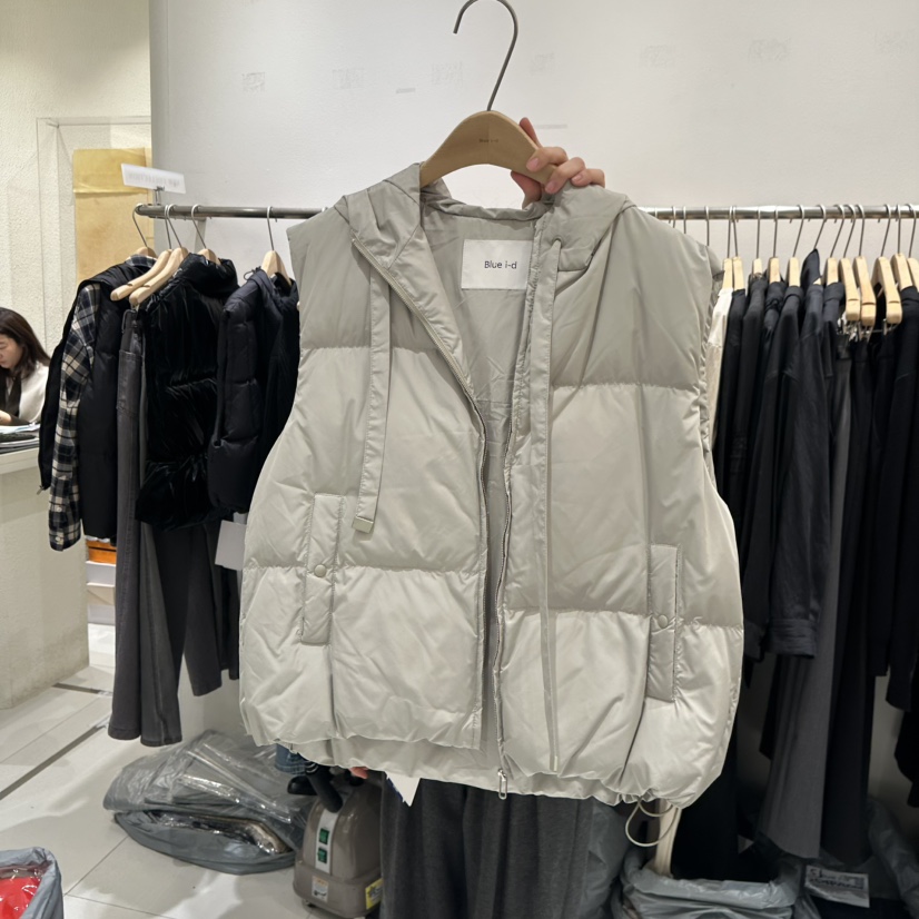 BLUEI-D東大門㊣代購女士新款職業真品25秋冬馬甲不含內搭Blue i-d馬甲圖色2
