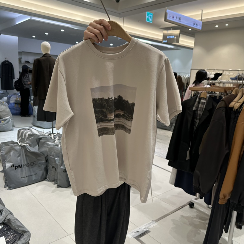 BLUEI-D韓國代購㊣女士新品休閑人氣25秋冬推薦時尚熱賣T恤Blue i-dT恤
