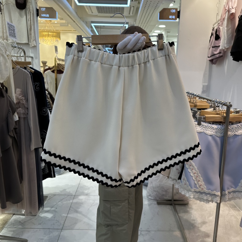 PAPA韓國直郵㊣女裝新款真品25秋冬時尚推薦熱賣職業休閑短褲PAPA短褲