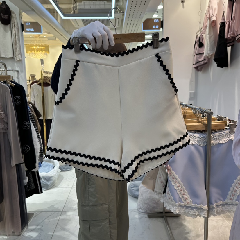 PAPA韓國直郵㊣女裝新款真品25秋冬時尚推薦熱賣職業休閑短褲PAPA短褲
