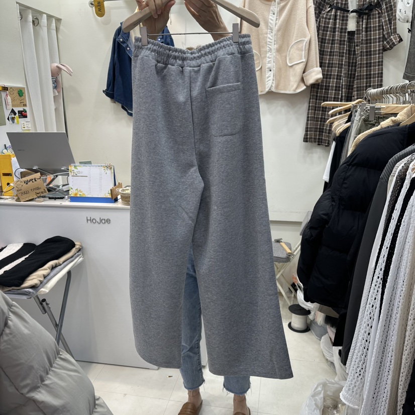 HOJAE東大門㊣實拍女士新品休閑真品熱賣職業時尚25秋冬休閑褲MID-LEVEL JUMP休閑褲