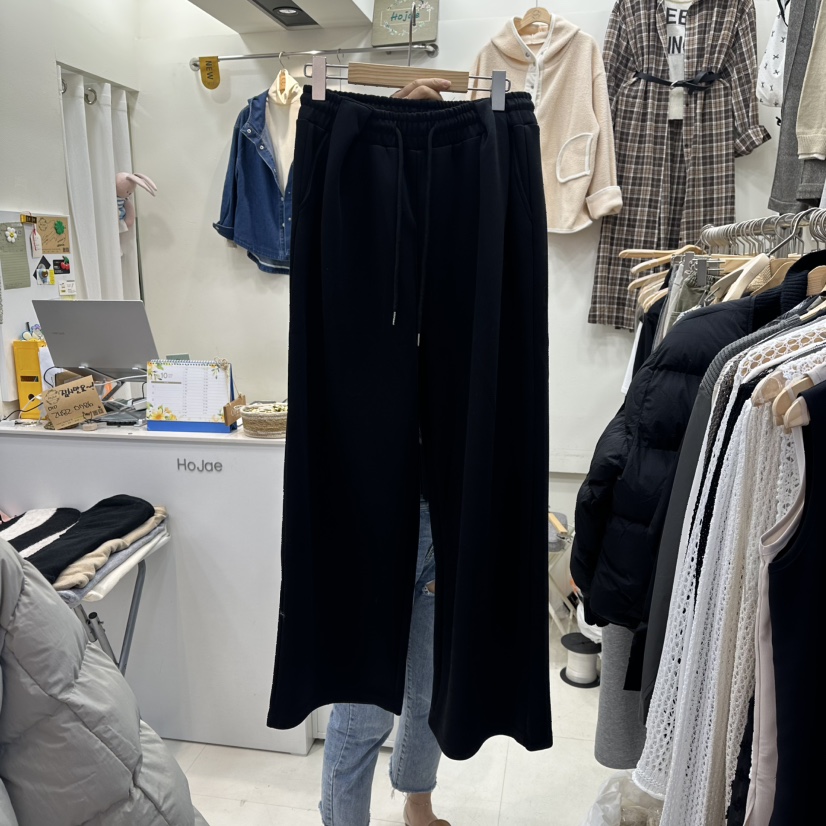 HOJAE東大門㊣實拍女士新品休閑真品熱賣職業時尚25秋冬休閑褲MID-LEVEL JUMP休閑褲圖色2
