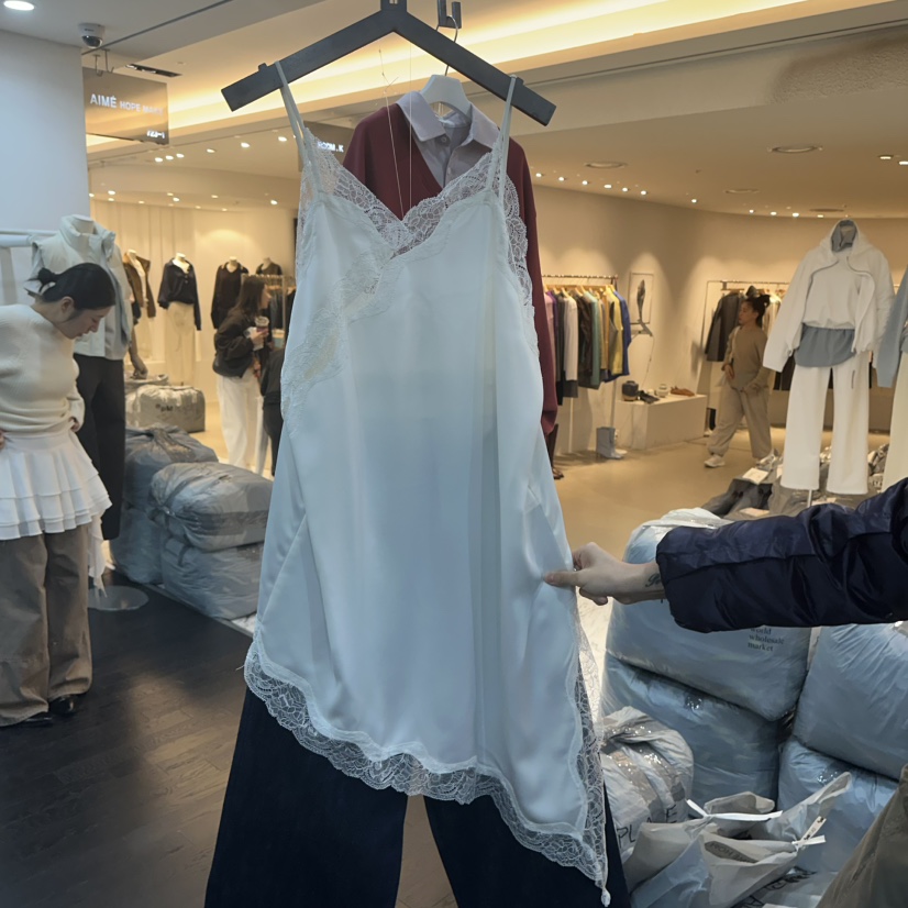 AIME HOPE MAKE韓國直郵㊣女裝新品職業25秋冬熱賣連衣裙AIME HOPE MAKE連衣裙圖色2白色