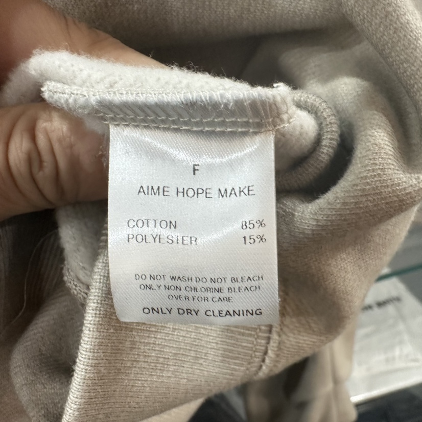 AIME HOPE MAKE韓國直郵㊣女裝新款休閑熱賣真品人氣衛衣AIME HOPE MAKE衛衣