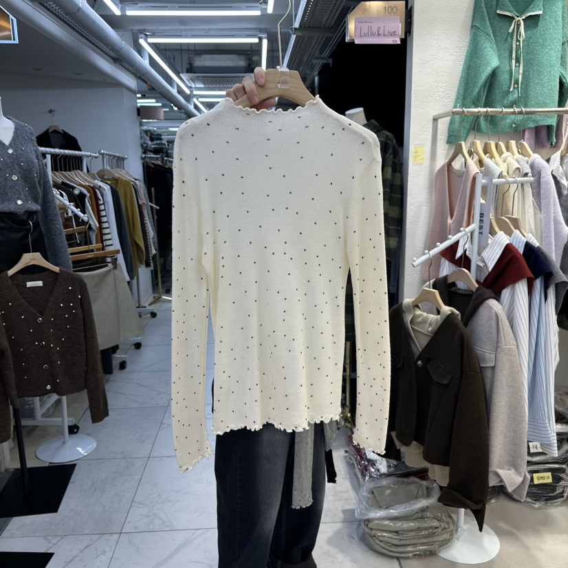 LULULALLA韓國代購㊣女裝新品真品熱賣人氣25秋冬時尚長袖T恤LULULALLA長袖T恤