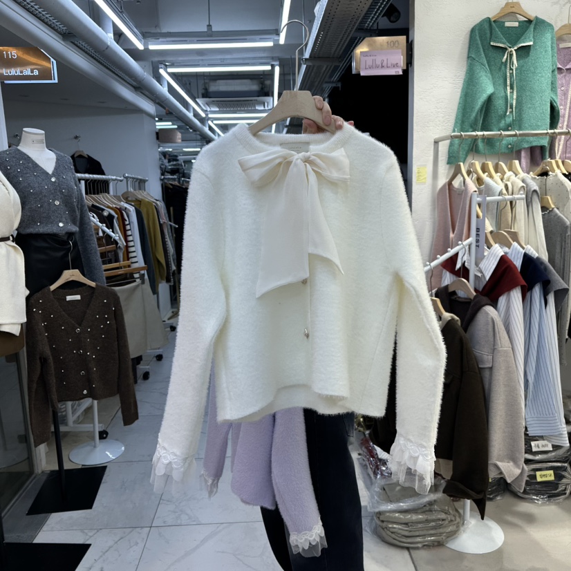 LULULALLA韓國代購㊣女士新款休閑職業真品人氣推薦毛衣可愛的LULULALLA毛衣