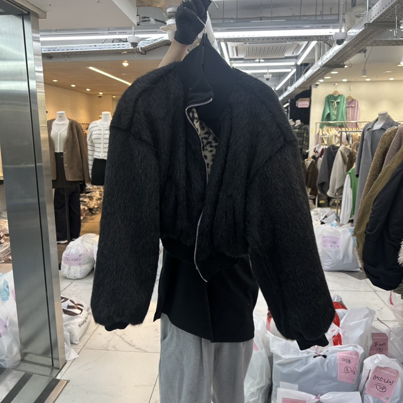 SAGE BRUSH韓國代購㊣女士新品時尚25秋冬夾克兩面穿拉鏈雙面SAGE BRUSH夾克