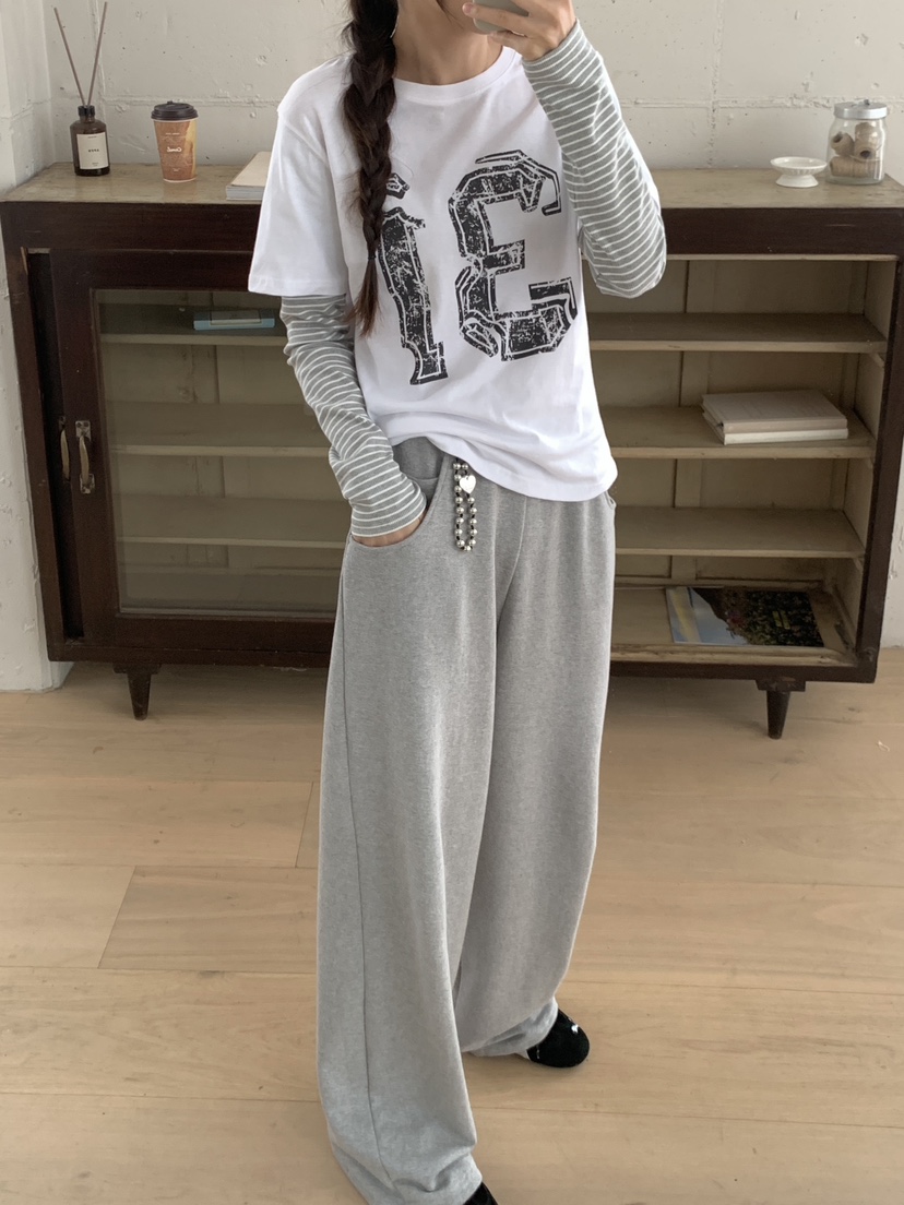 RE:OPENING東大門㊣代購女士新款推薦25秋冬真品休閑休閑褲RE:OPENING休閑褲