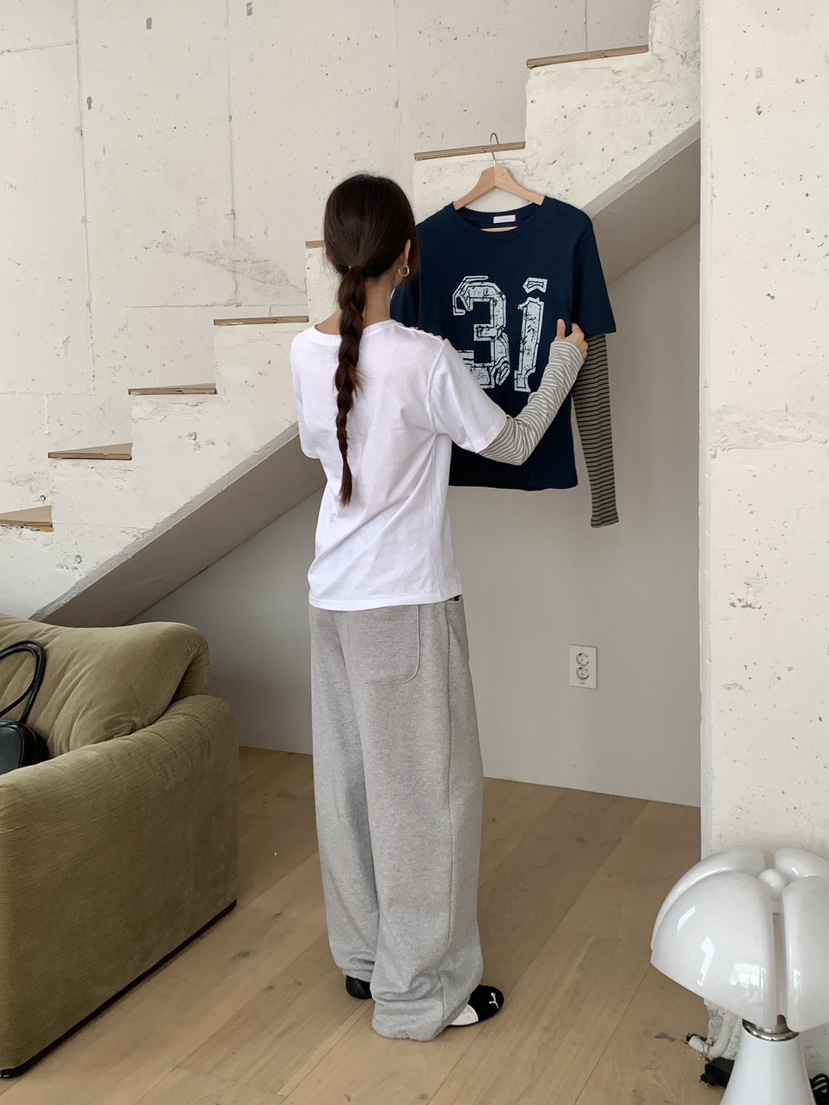 RE:OPENING韓國代購㊣女裝新品人氣25秋冬時尚真品休閑長袖T恤RE:OPENING長袖T恤