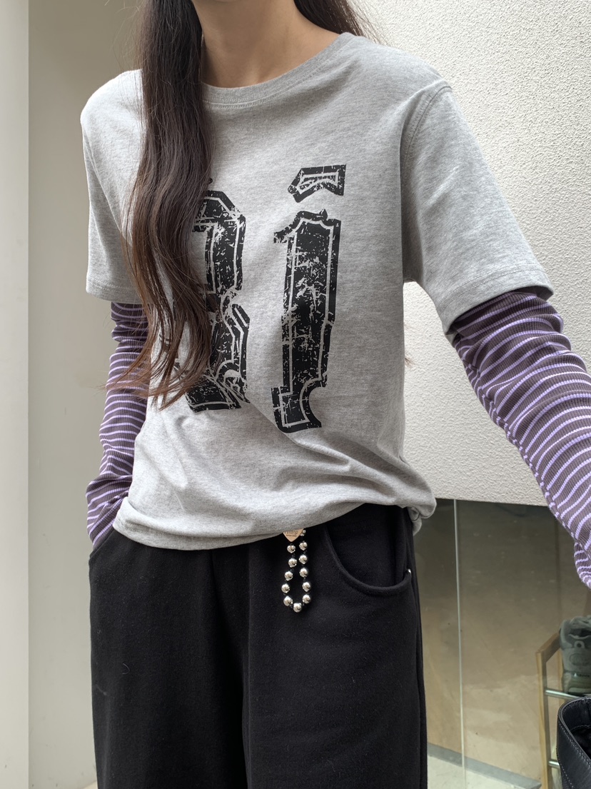 RE:OPENING韓國代購㊣女裝新品人氣25秋冬時尚真品休閑長袖T恤RE:OPENING長袖T恤