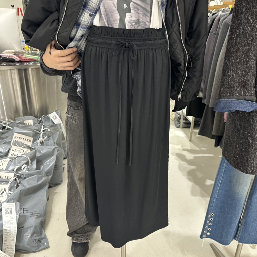 REPELLER東大門㊣直郵女士新品真品25秋冬熱賣職業時尚長裙REPELLER長裙圖色2