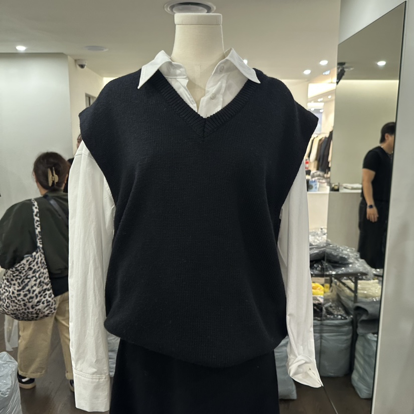 YOUR-P東大門㊣直郵女士新款人氣職業時尚推薦馬甲不含內搭YOUR-P馬甲圖色3黑色