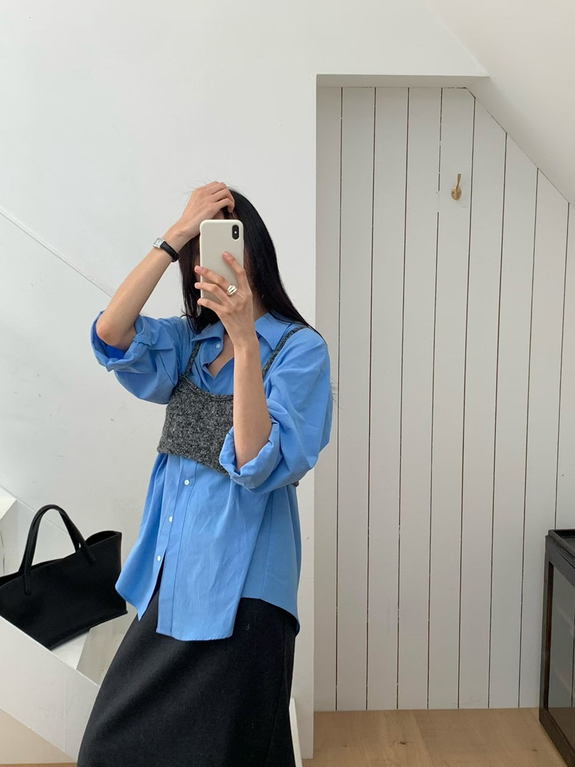 SOFTNESS韓國直郵㊣女裝新款職業25秋冬時尚真品吊帶背心保暖Softness/Cosmic吊帶/背心