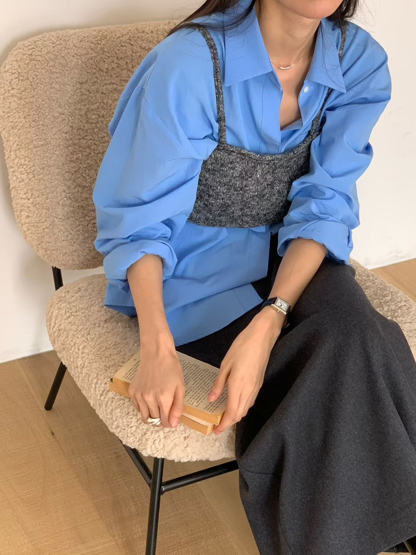 SOFTNESS韓國直郵㊣女裝新款職業25秋冬時尚真品吊帶背心保暖Softness/Cosmic吊帶/背心