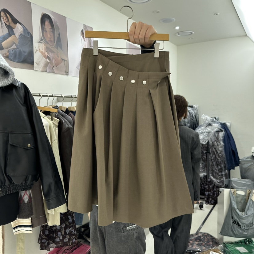 REPELLER東大門㊣實拍女裝新品真品25秋冬職業時尚推薦長裙REPELLER長裙圖色1