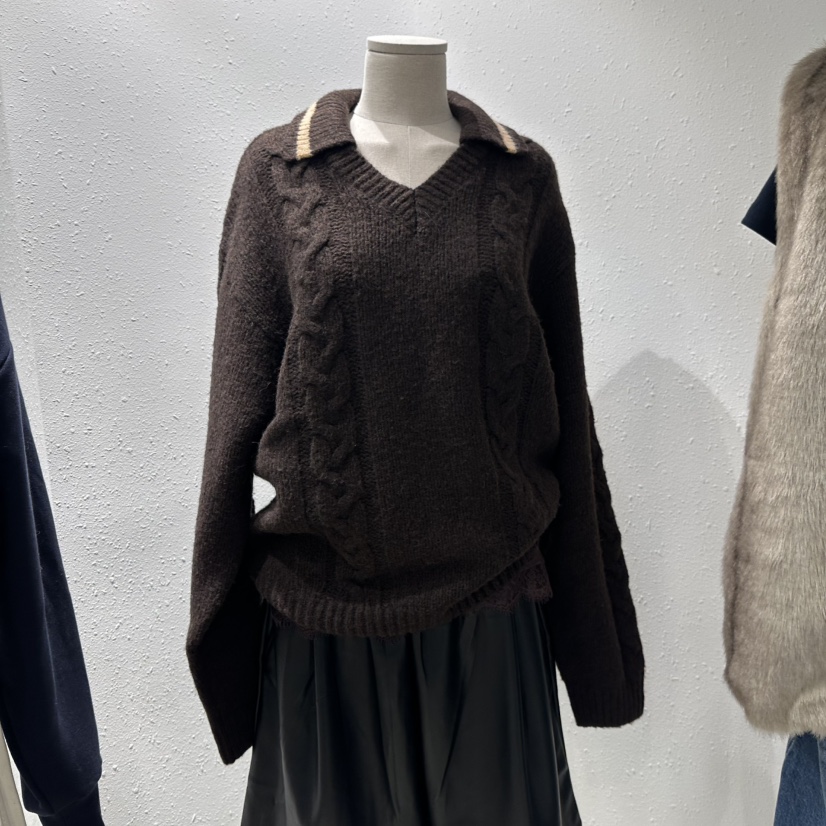 ACKER韓國代購㊣女裝新品真品職業熱賣25秋冬推薦人氣針織衫ACKER針織衫圖色2
