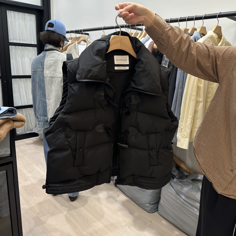 NOTTINGHAM韓國直郵㊣女士新品25秋冬休閑熱賣時尚推薦馬甲NOTTINGHAM馬甲圖色2