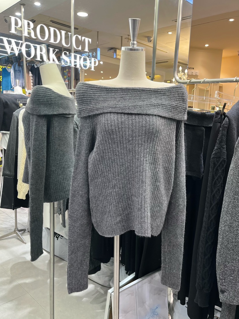 WORK SHOP韓國直郵㊣女士新款熱賣25秋冬時尚真品職業針織衫Work_shop針織衫圖色2