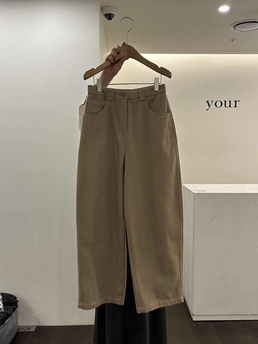 YOUR-P韓國代購㊣女裝新款職業25秋冬休閑推薦人氣真品休閑褲YOUR-P休閑褲