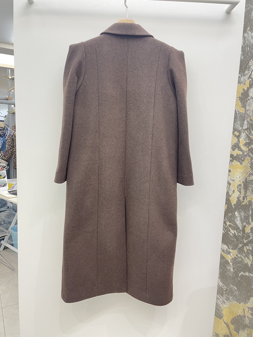 NYLON韓國直郵㊣女士新品25秋冬推薦休閑中長款大衣不含項鏈NYLON中長款大衣