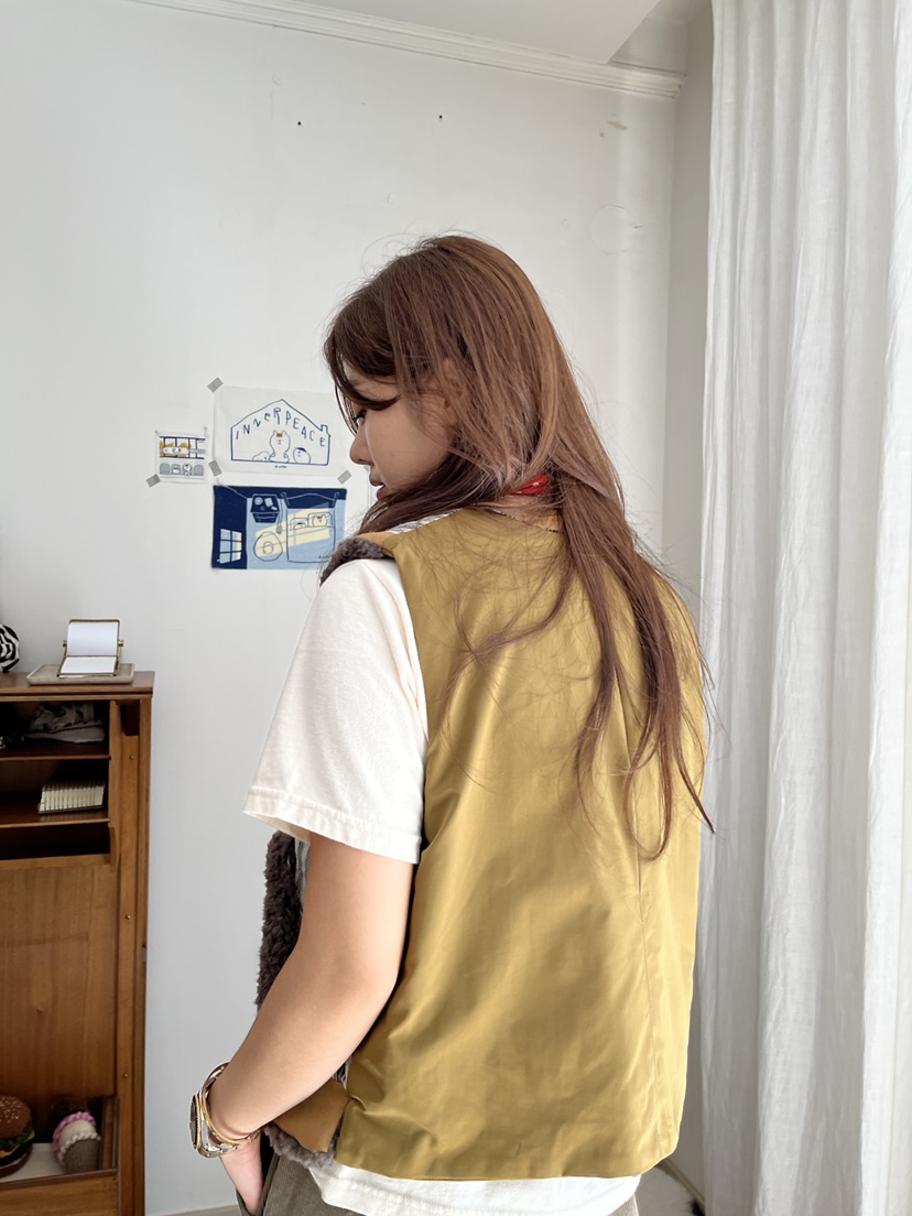 AT NOTE韓國代購㊣女士新品人氣推薦熱賣25秋冬馬甲里外穿雙面AT NOTE馬甲