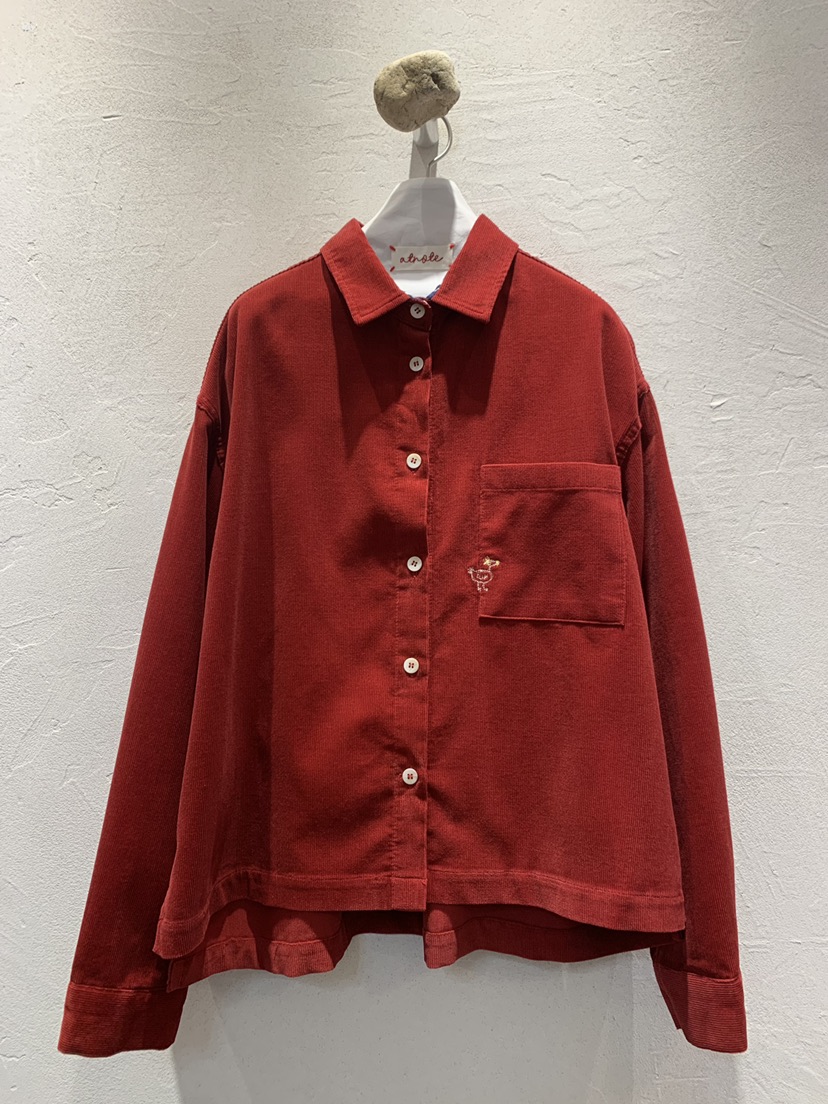 AT NOTE韓國代購㊣女裝新品時尚25秋冬推薦襯衫蕾絲衫刺繡鴨AT NOTE襯衫/蕾絲衫圖色3