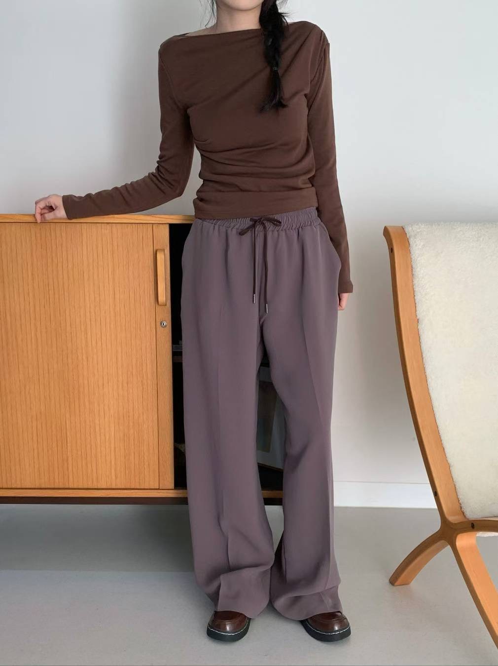 OTTO韓國直郵㊣女裝新品25秋冬職業推薦人氣真品熱賣休閑褲OTTO休閑褲