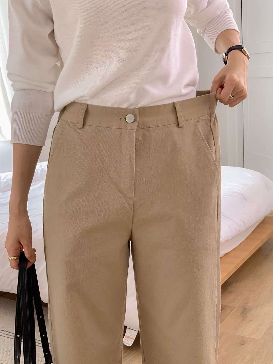 OTTO韓國代購㊣女士新款推薦時尚真品休閑人氣職業熱賣休閑褲OTTO休閑褲