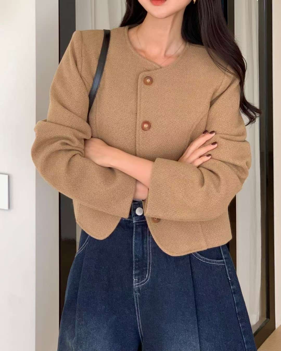 YUNI YUNI-유니유니-T東大門㊣直郵女士新款推薦人氣夾克YUNI YUNI夾克圖色2