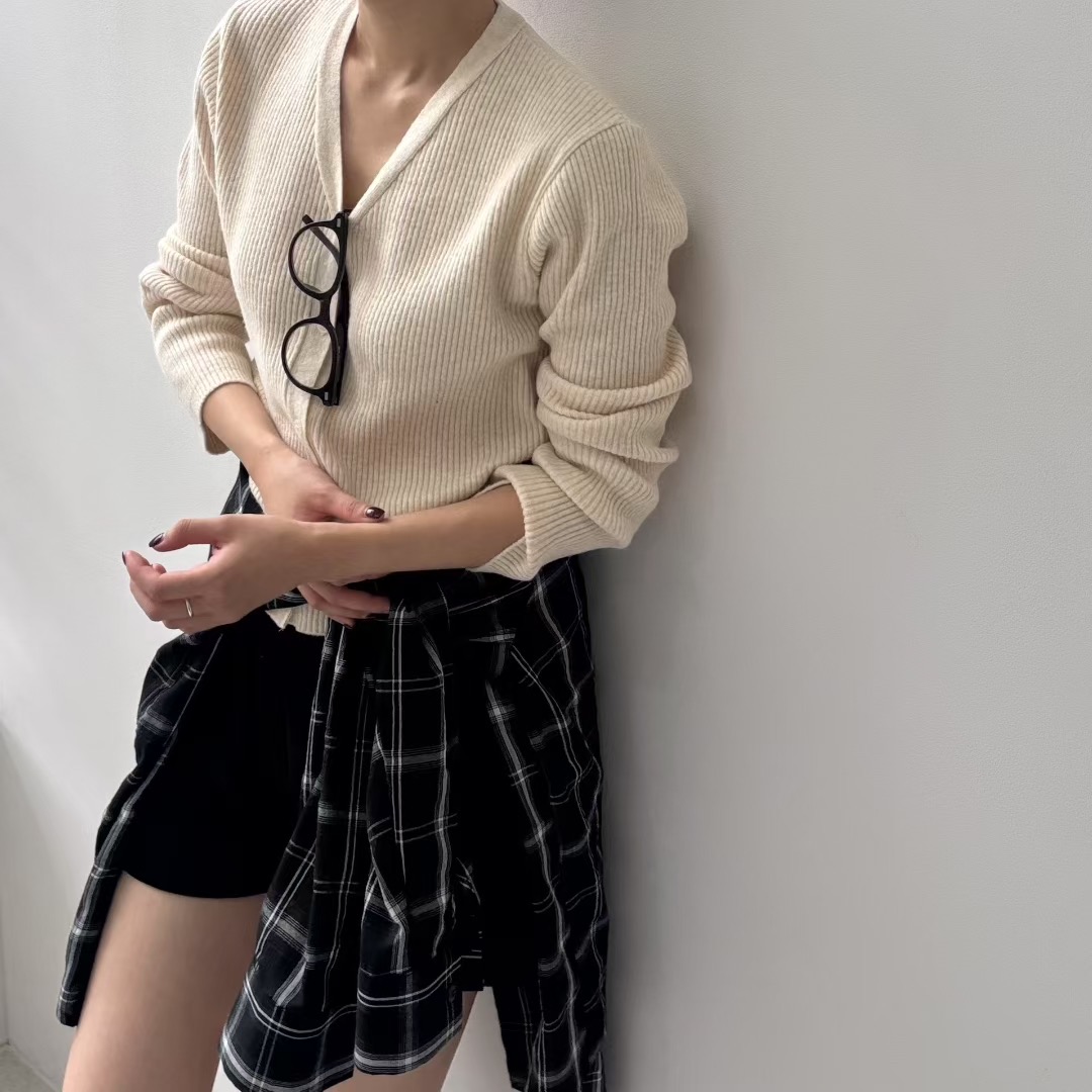 VIVAGLAM-비바글램-T東大門㊣直郵女裝新品推薦針織衫開衫VIVAGLAM針織衫圖色3