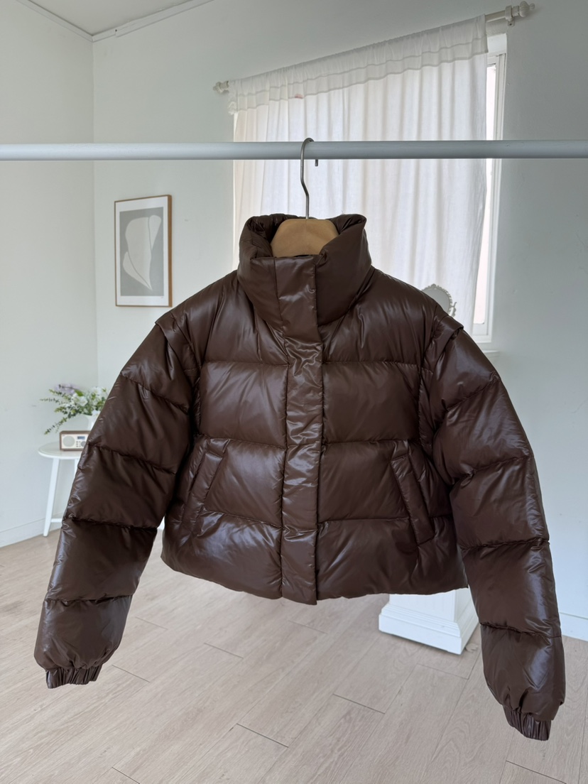 SOLAR韓國直郵㊣女裝新款休閑推薦時尚真品職業短款羽絨服填充SOLAR短款羽絨服
