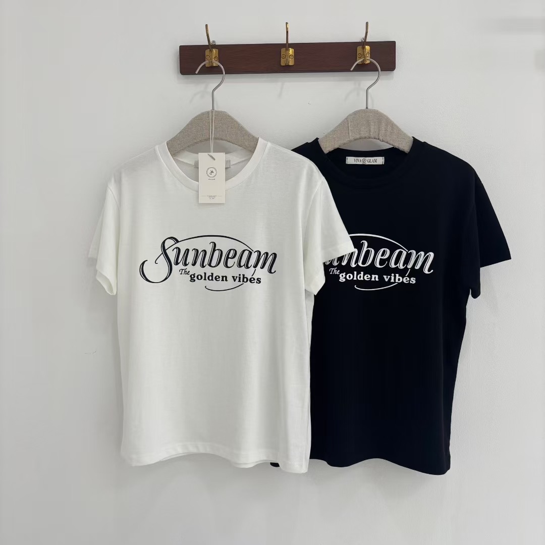 VIVAGLAM-비바글램-T東大門㊣實拍女士新品真品時尚休閑T恤VIVAGLAMT恤圖色2左二色