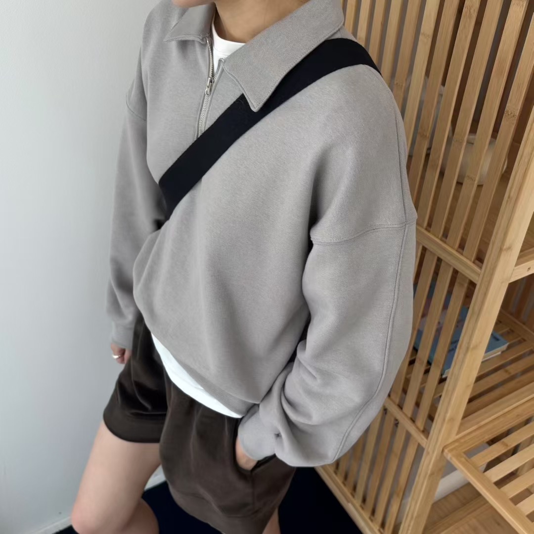 VIVAGLAM-비바글램-T東大門㊣代購女裝新品休閑職業衛衣拉鏈VIVAGLAM衛衣