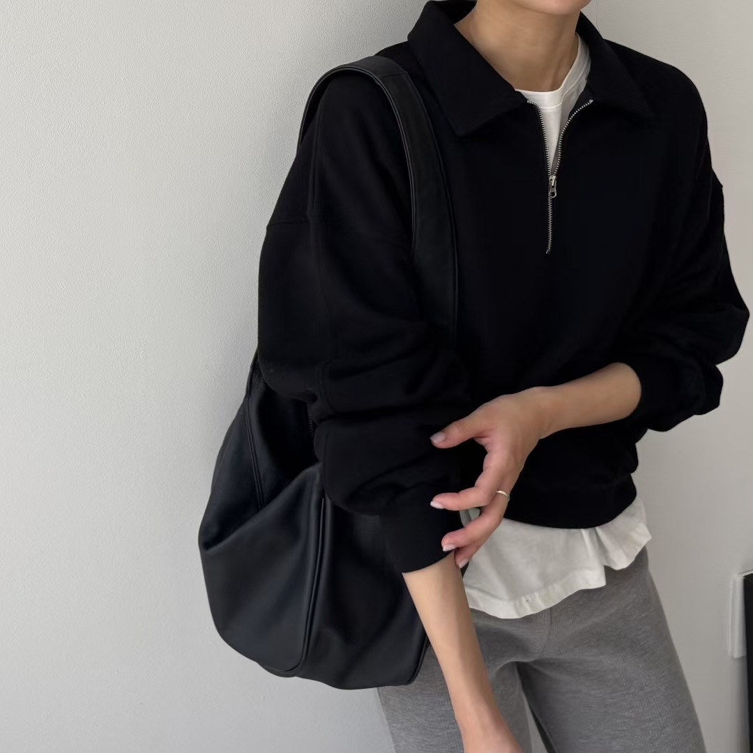 VIVAGLAM-비바글램-T東大門㊣代購女裝新品休閑職業衛衣拉鏈VIVAGLAM衛衣圖色2