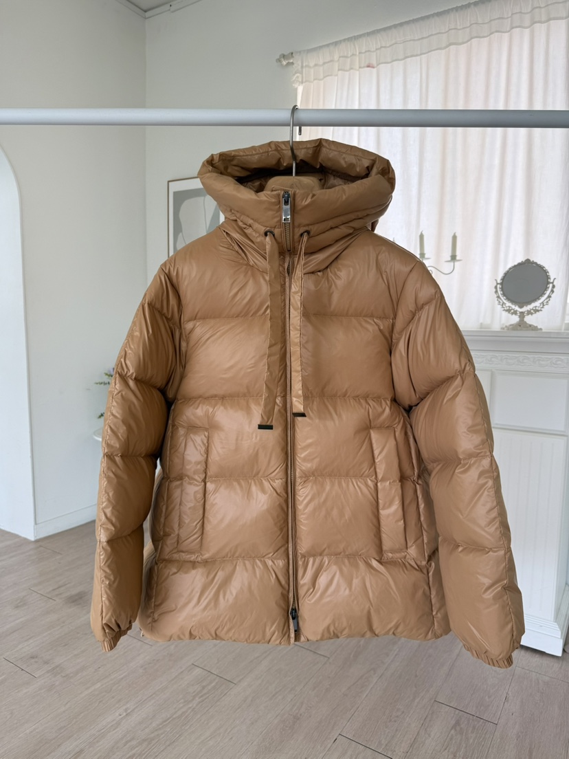 SOLAR韓國代購㊣女裝新品真品熱賣職業短款羽絨服填充連帽鴨絨SOLAR短款羽絨服圖色3
