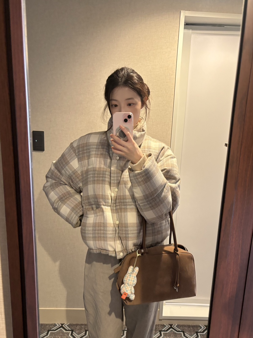 ERUME東大門㊣代購女裝新品休閑時尚真品人氣推薦熱賣短款棉服ERUME短款棉服