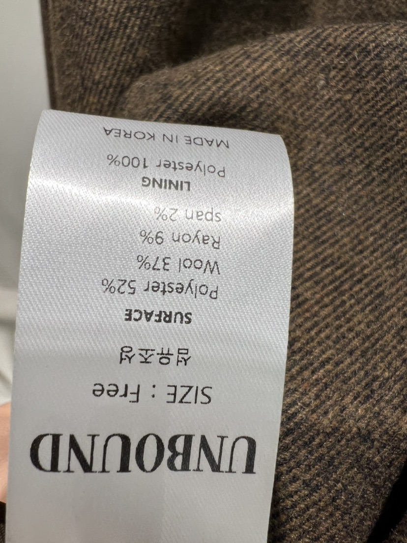UNBOUND東大門㊣直郵女裝新款時尚人氣職業熱賣真品25秋冬夾克UNBOUND夾克