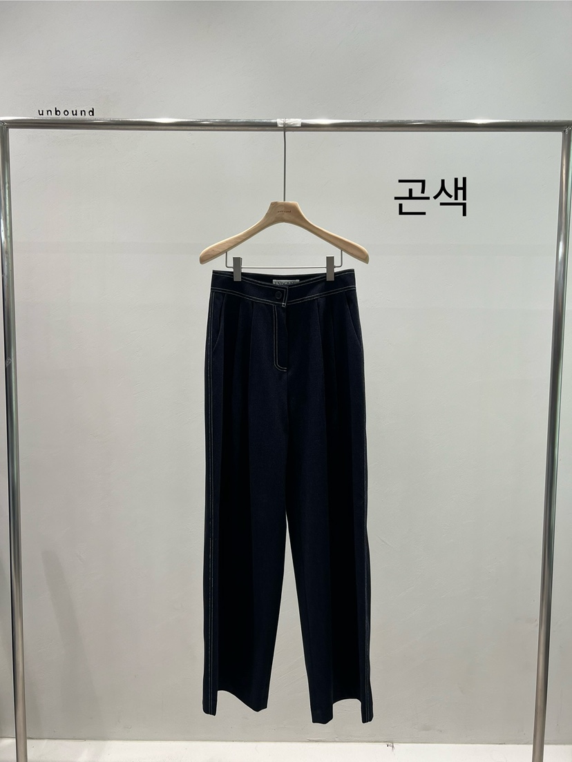 UNBOUND東大門㊣實拍女裝新款熱賣真品25秋冬推薦人氣休閑褲UNBOUND休閑褲圖色2深藍色