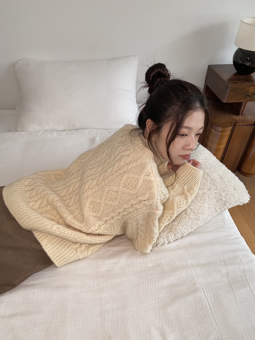 ERUME韓國直郵㊣女士新款推薦真品時尚25秋冬休閑人氣針織衫ERUME針織衫