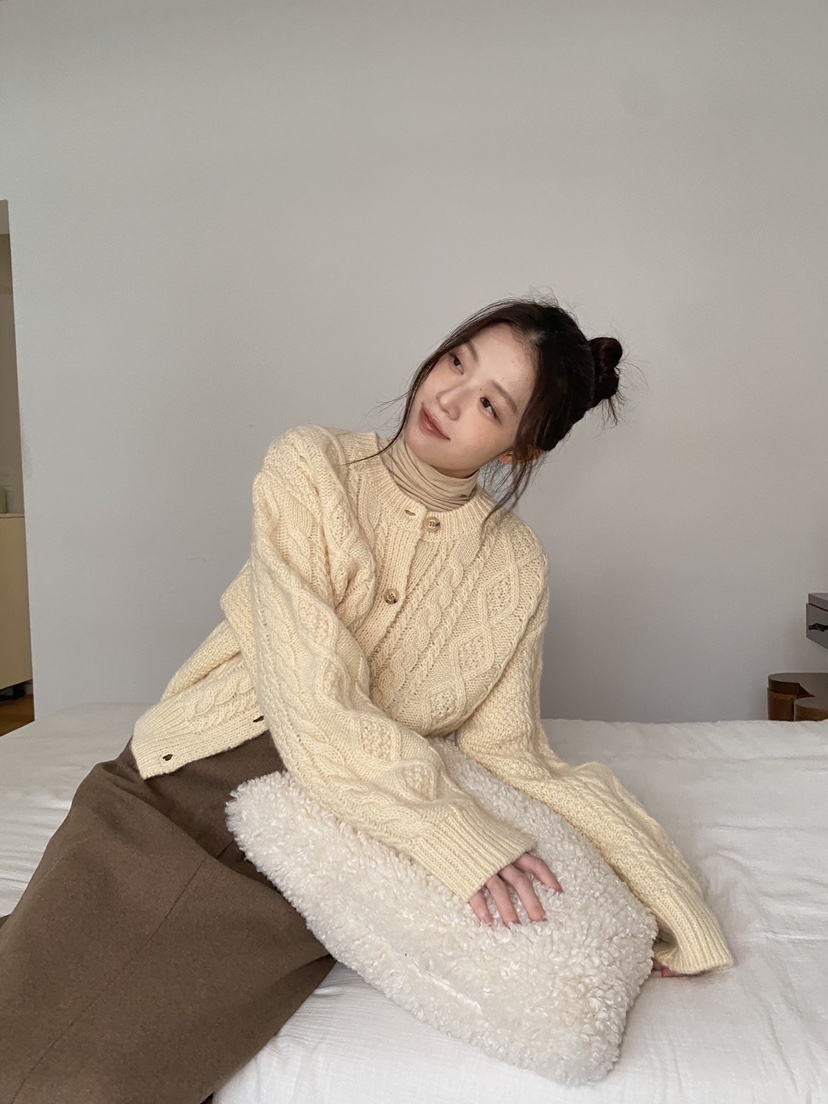 ERUME韓國直郵㊣女士新款推薦真品時尚25秋冬休閑人氣針織衫ERUME針織衫