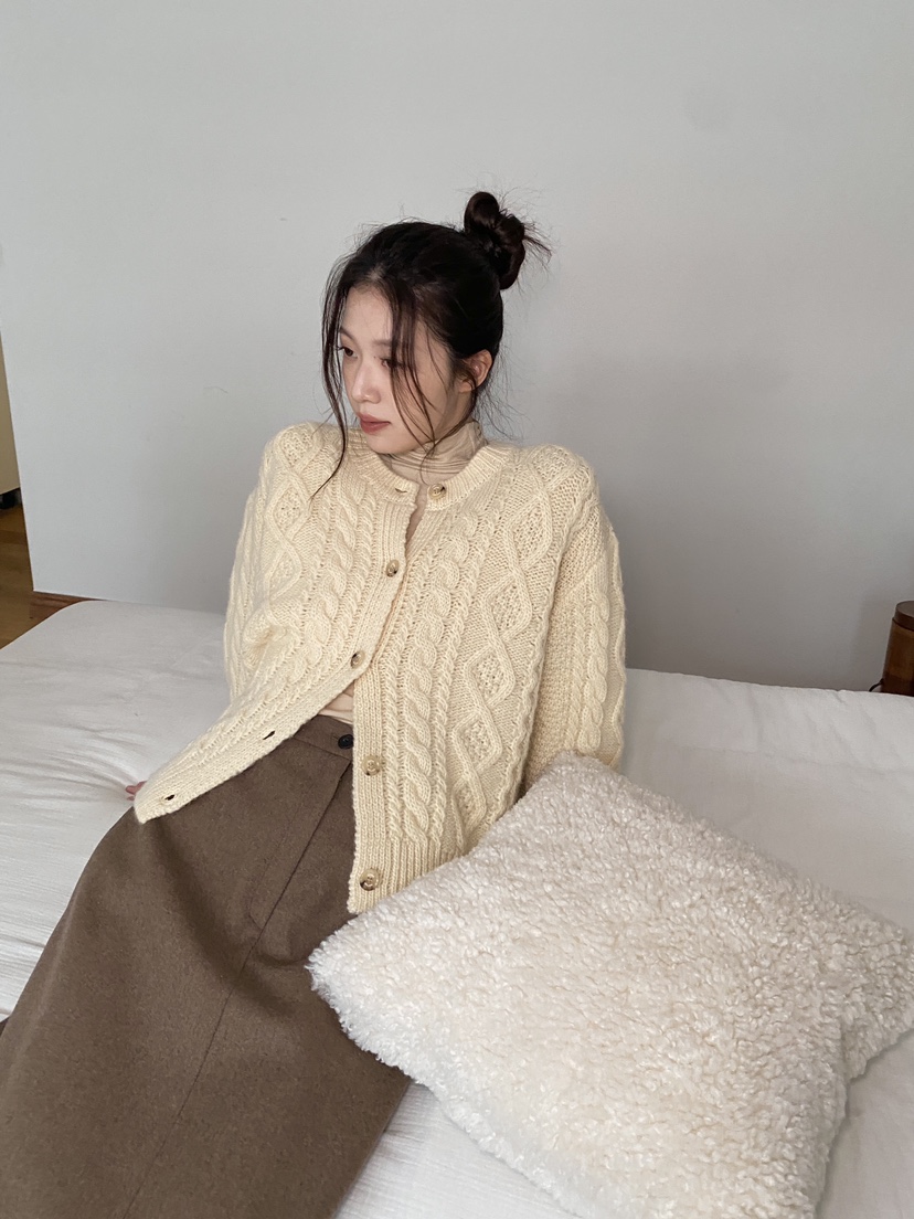 ERUME韓國直郵㊣女士新款推薦真品時尚25秋冬休閑人氣針織衫ERUME針織衫