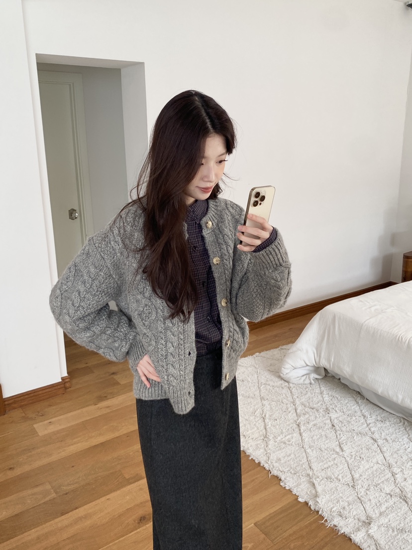 ERUME韓國直郵㊣女士新款推薦真品時尚25秋冬休閑人氣針織衫ERUME針織衫