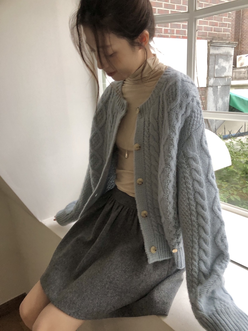 ERUME韓國直郵㊣女士新款推薦真品時尚25秋冬休閑人氣針織衫ERUME針織衫