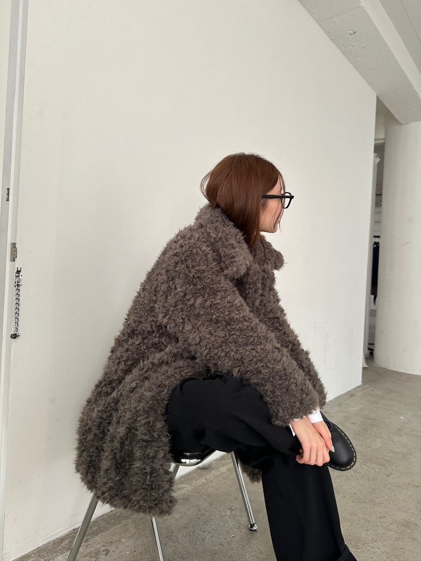 UNBOUND韓國代購㊣女士新品休閑25秋冬真品推薦時尚中長款大衣UNBOUND中長款大衣