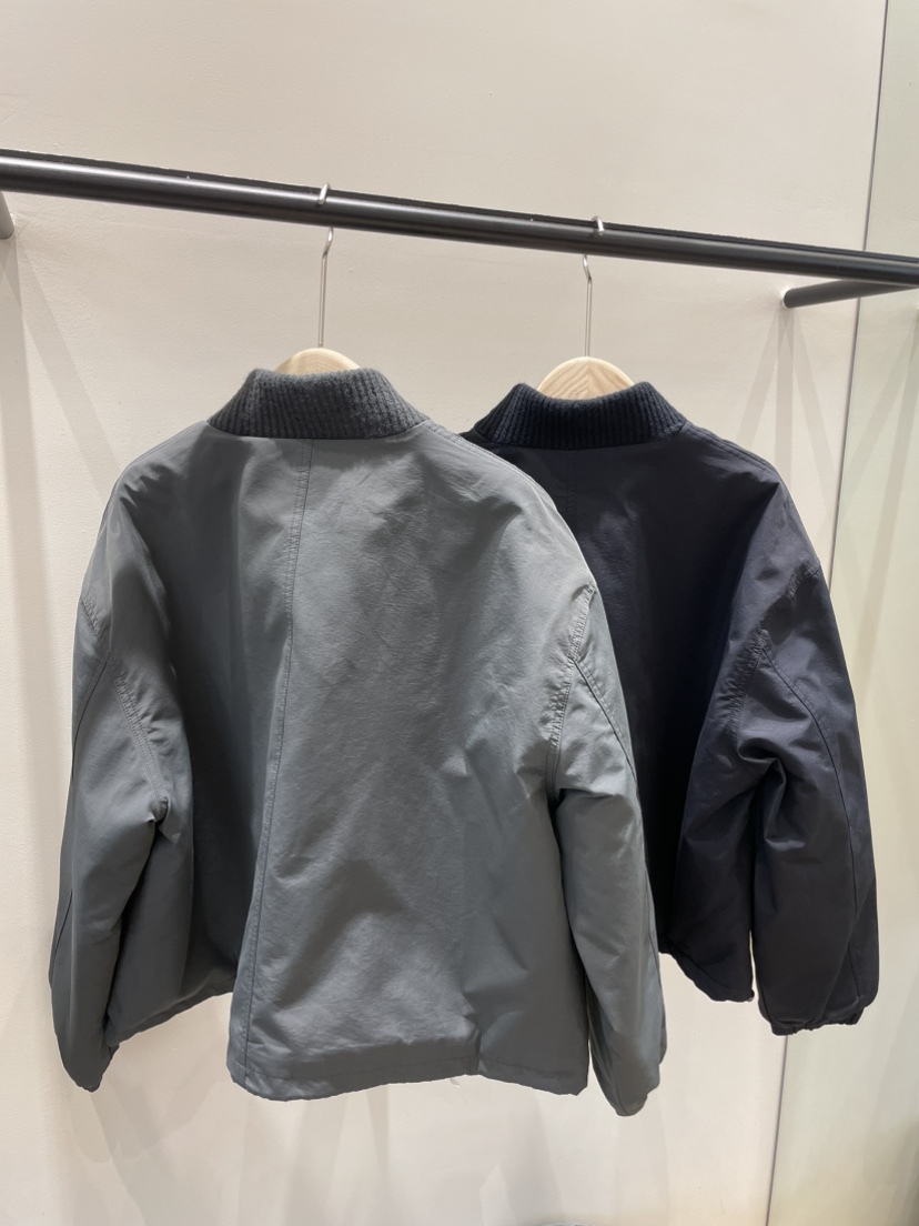 NEOUL韓國直郵㊣女裝新品25秋冬推薦休閑職業真品短款棉服絎縫NEOUL/ahin雙領標簽短款棉服