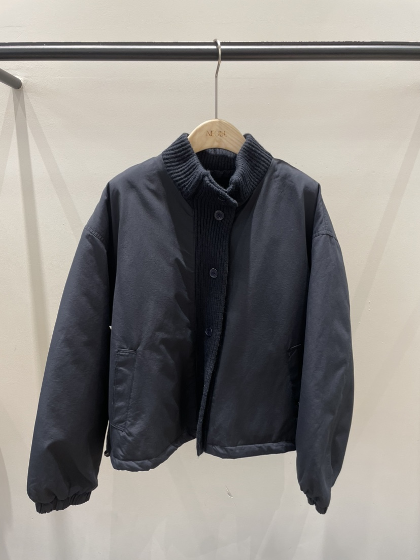 NEOUL韓國直郵㊣女裝新品25秋冬推薦休閑職業真品短款棉服絎縫NEOUL/ahin雙領標簽短款棉服圖色2