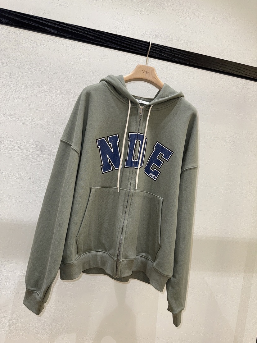 NDE東大門㊣實拍女裝新品熱賣人氣推薦時尚25秋冬真品夾克拉鏈NDE夾克