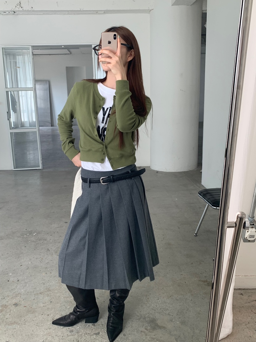 UNBOUND東大門㊣直郵女士新款25秋冬熱賣真品職業半身裙中短裙UNBOUND半身裙/中短裙