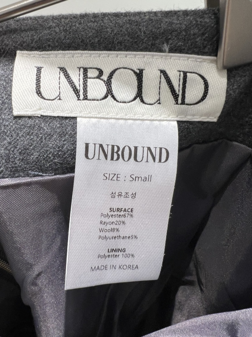 UNBOUND東大門㊣直郵女士新款25秋冬熱賣真品職業半身裙中短裙UNBOUND半身裙/中短裙